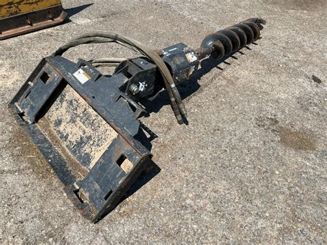 toy skid steer with post hole digger|bobcat 15c post hole digger.